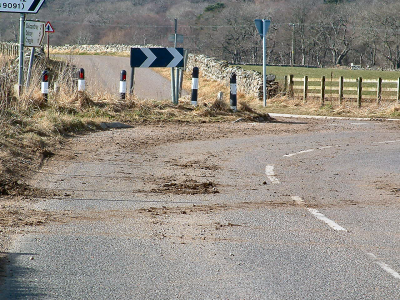 Muddy road