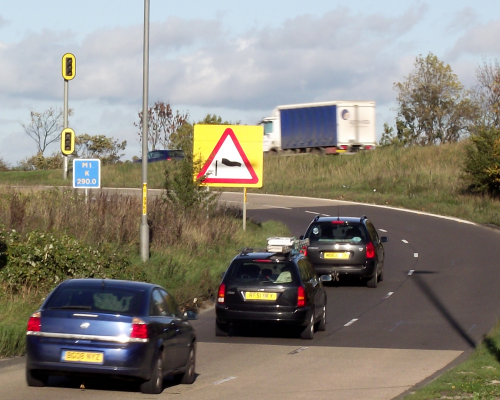 Motorway slip road