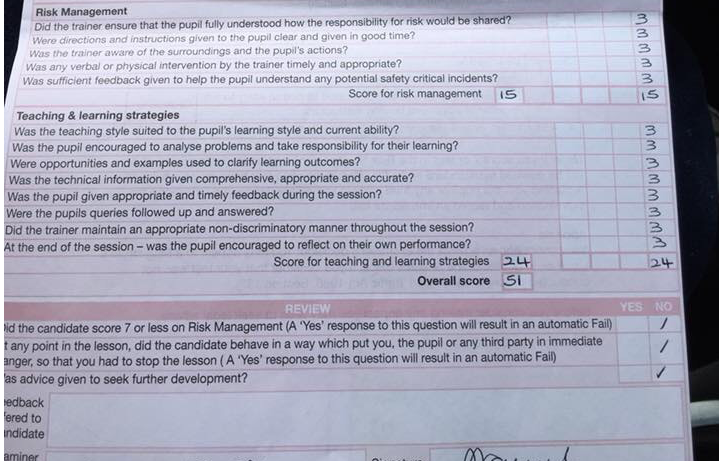 Top Score Adi Part 3 Pass - 51 51!