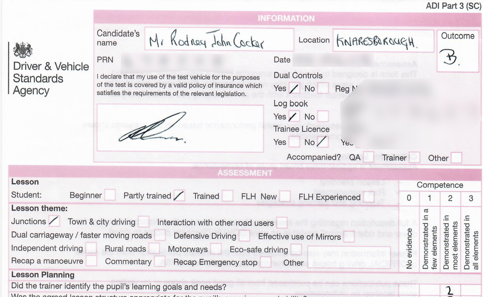 Rodney ‘Joe’ Cocker DVSA ADI | SmartDriving